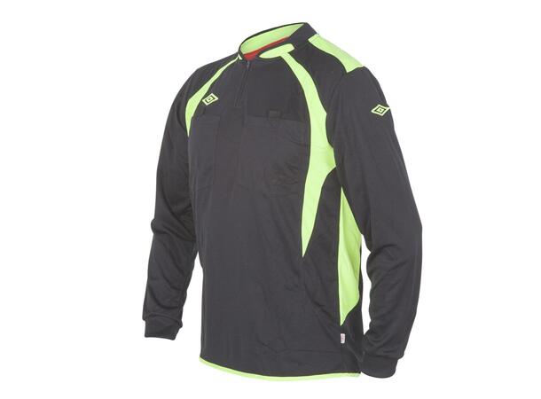 UMBRO Milton Ref. LS Jsy Sort/Gul XXL Teknisk dommertrøye 